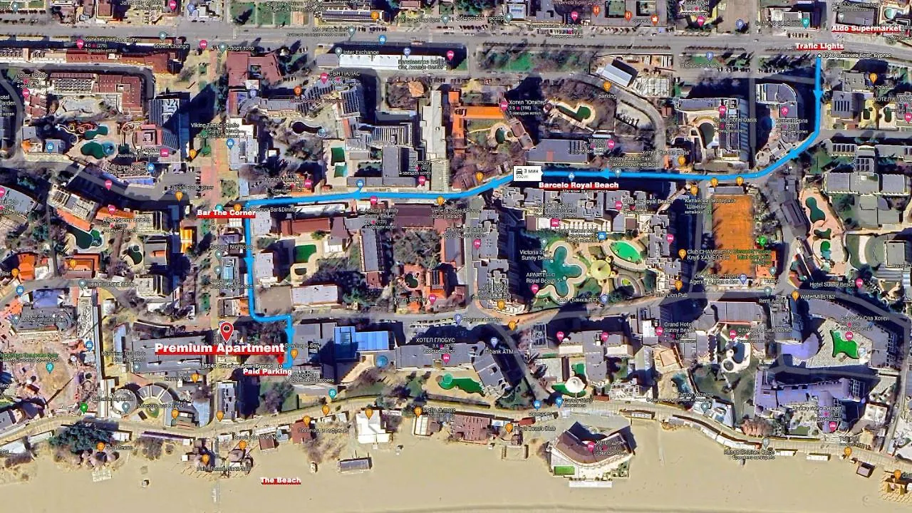 Premium Apartment Midia Beach Sluneční pobřeží